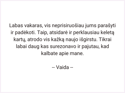 sielos augimo studija - kleintu atsiliepimai